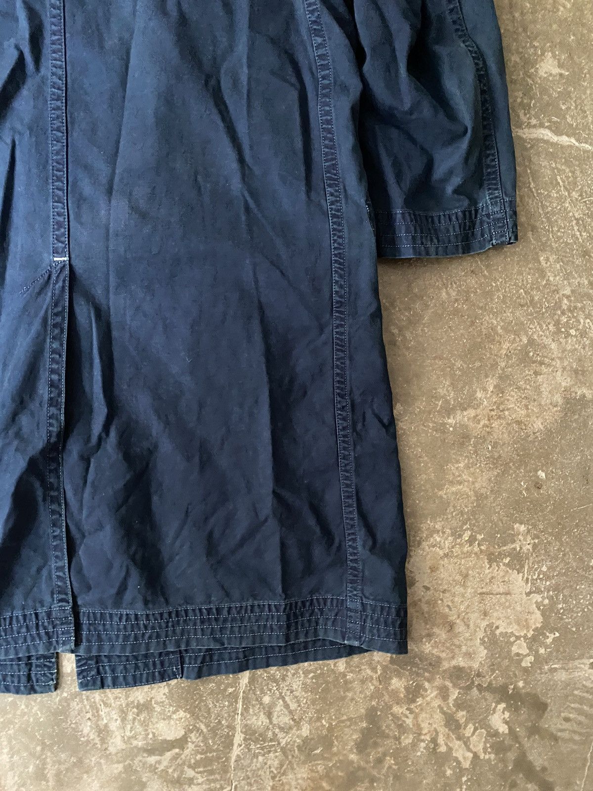 Porter Classic Porter Classic Indigo Trench Coat Kapital Visvim Needles 45r Size US M / EU 48-50 / 2 - 7 Thumbnail