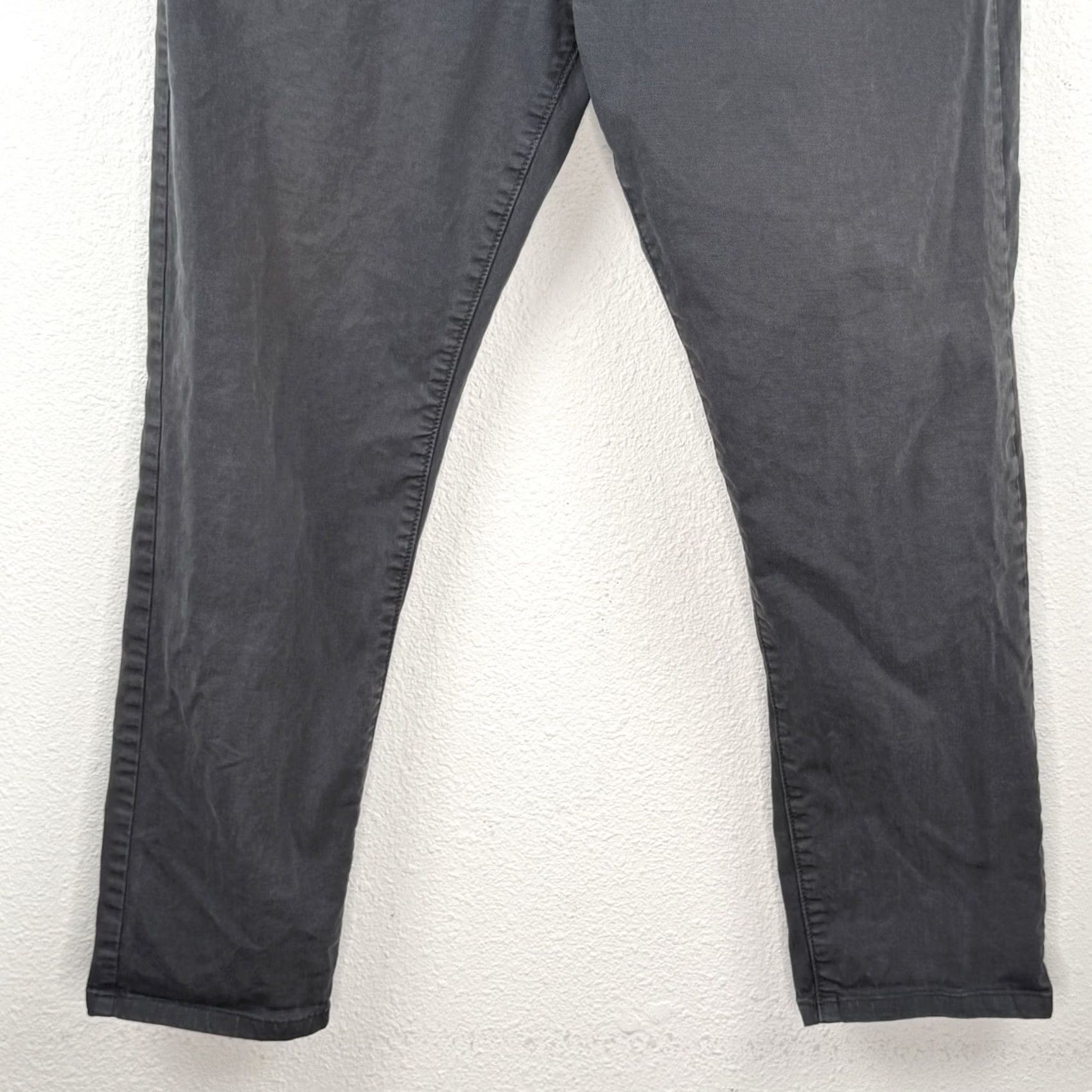 Flint And Tinder Flint And Tinder Pants Mens 31x26 Gray Tapered Fit Chino 5 Pocket READ Size US 31 - 7 Thumbnail