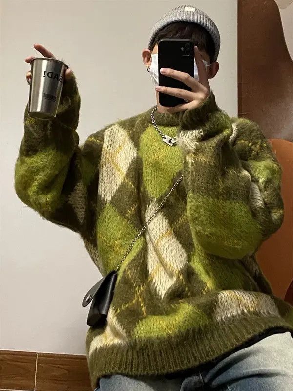 Japanese Brand Vintage harajuku style sweater Size US L / EU 52-54 / 3 - 3 Thumbnail