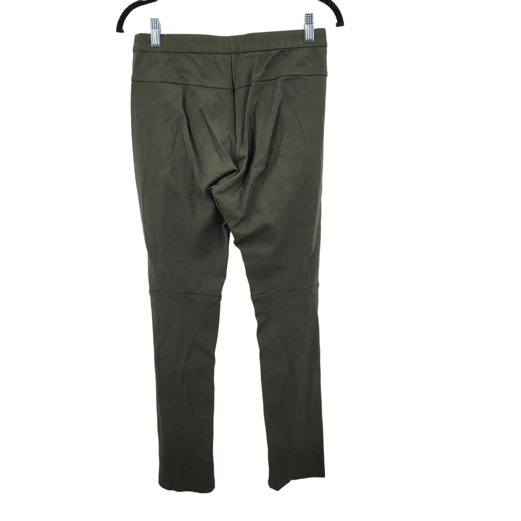 Other BCBGMaxAzria Christopher Olive Green Leggings Moto Pants M Z Size 27" / US 4 / IT 40 - 7 Thumbnail