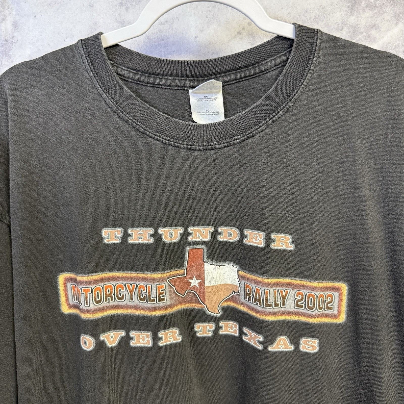 Vintage Vintage Y2K Texas Motorcycle Rally T Shirt Mens XL 25x27 Size US XL / EU 56 / 4 - 1 Thumbnail