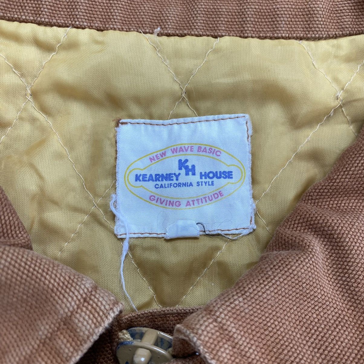 Japanese Brand Vintage Kearney House Quilted Work Jacket Canvas Rust Brown Size US L / EU 52-54 / 3 - 8 Thumbnail