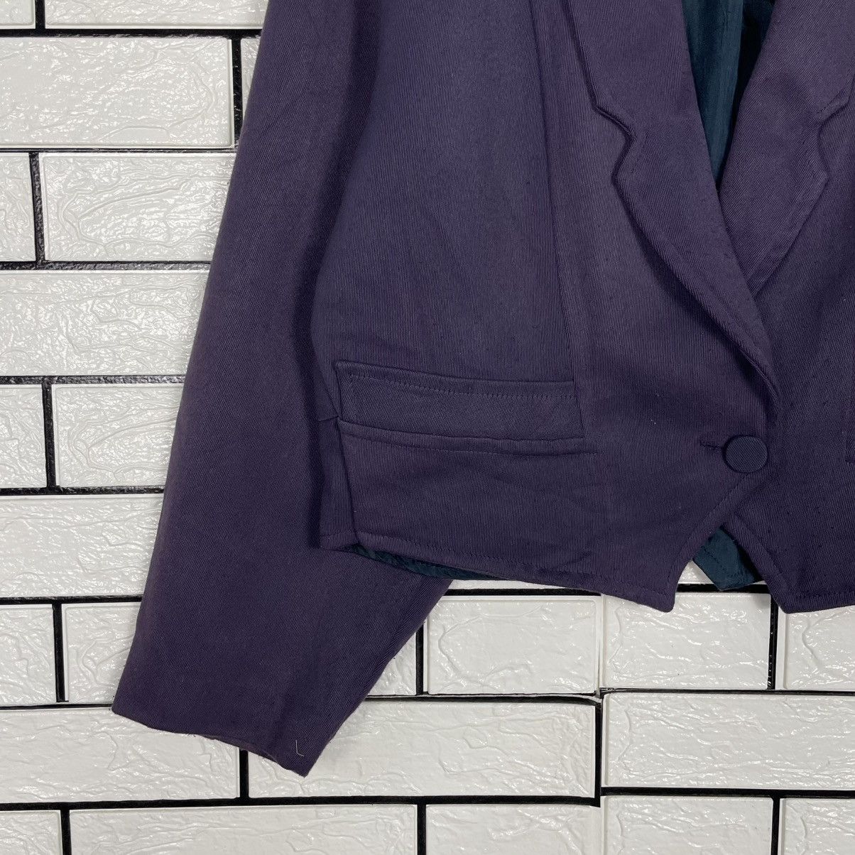 Other Made In France HV4 Women Crop Jacket Size M / US 6-8 / IT 42-44 - 3 Thumbnail