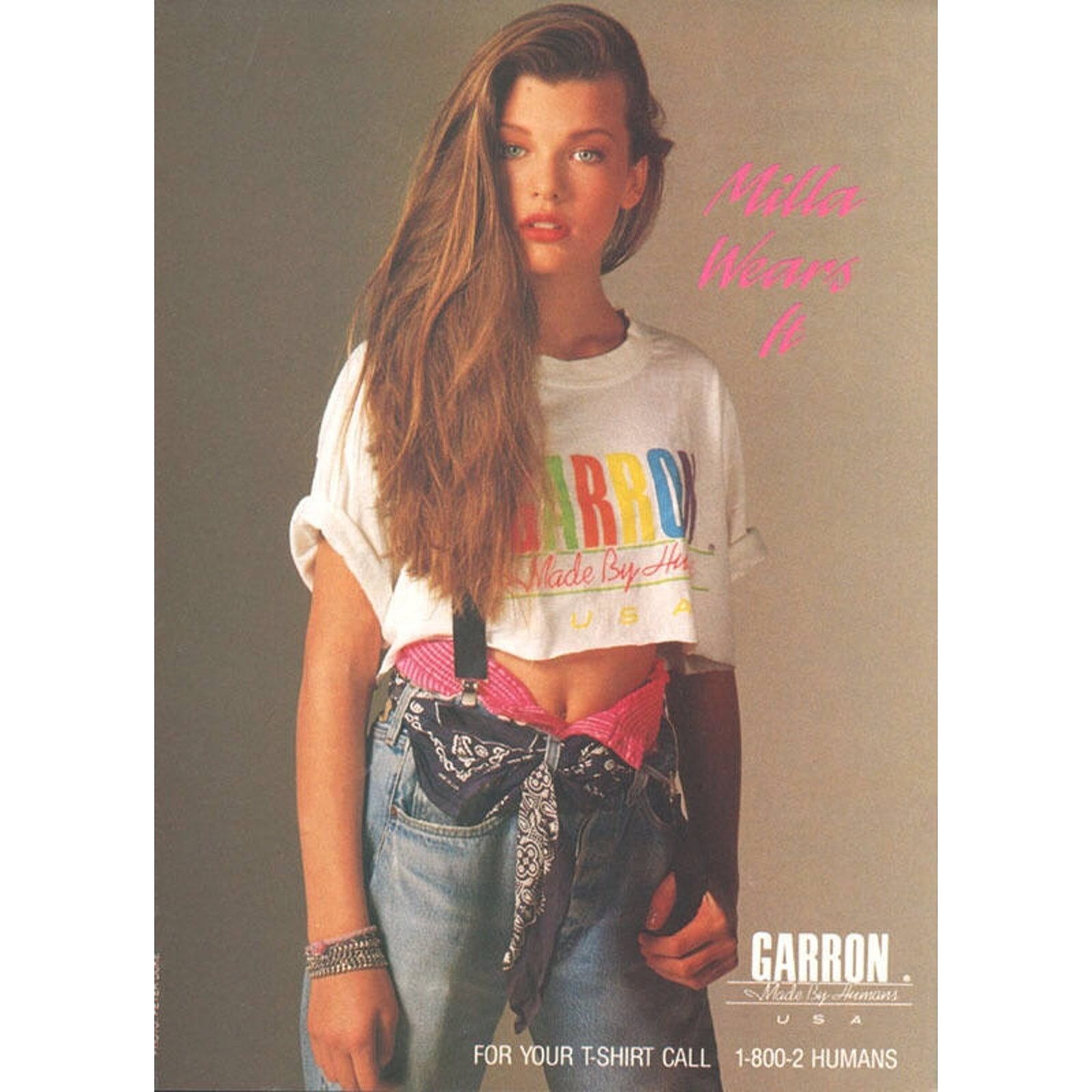 Vintage 80s Pink Boxy Cut Shirt with "G" monogram | Garron S/M Size US S / EU 44-46 / 1 - 3 Thumbnail