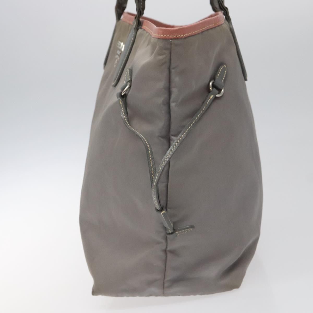 Prada PRADA Tote Bag Nylon Gray Size ONE SIZE - 4 Thumbnail