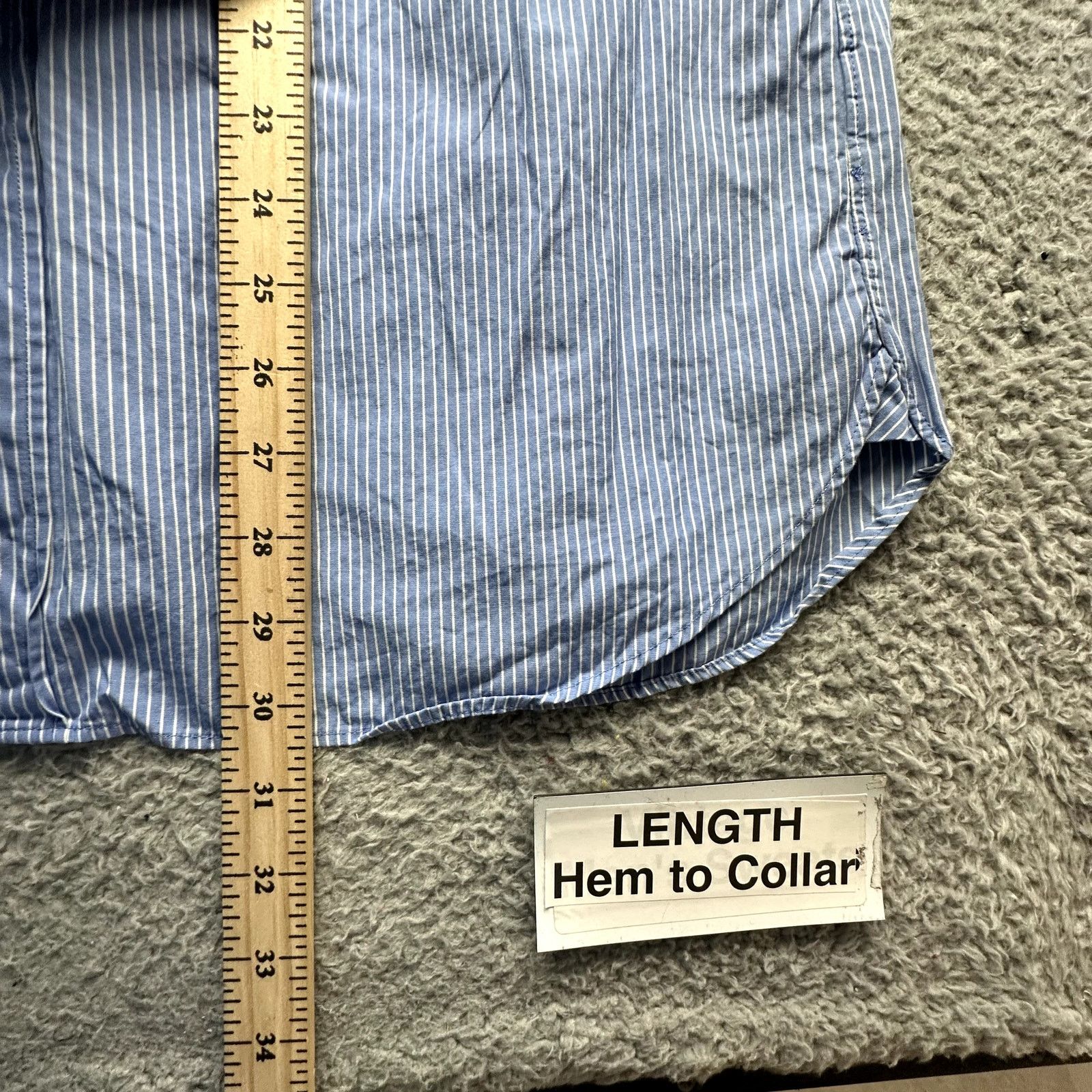 J.Crew J Crew Thompson Button Up Dress Shirt Mens XL Blue Striped Size US XL / EU 56 / 4 - 6 Thumbnail