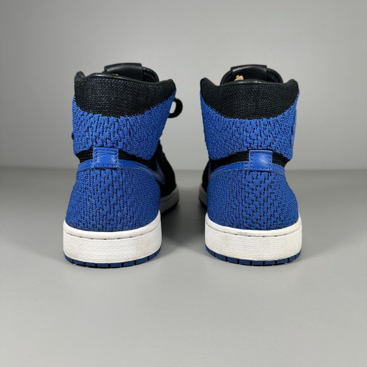 Nike Nike Air Jordan 1 Retro Hi Flyknit Black Game Royal Sneakers Size US 8 / EU 41 - 7 Thumbnail