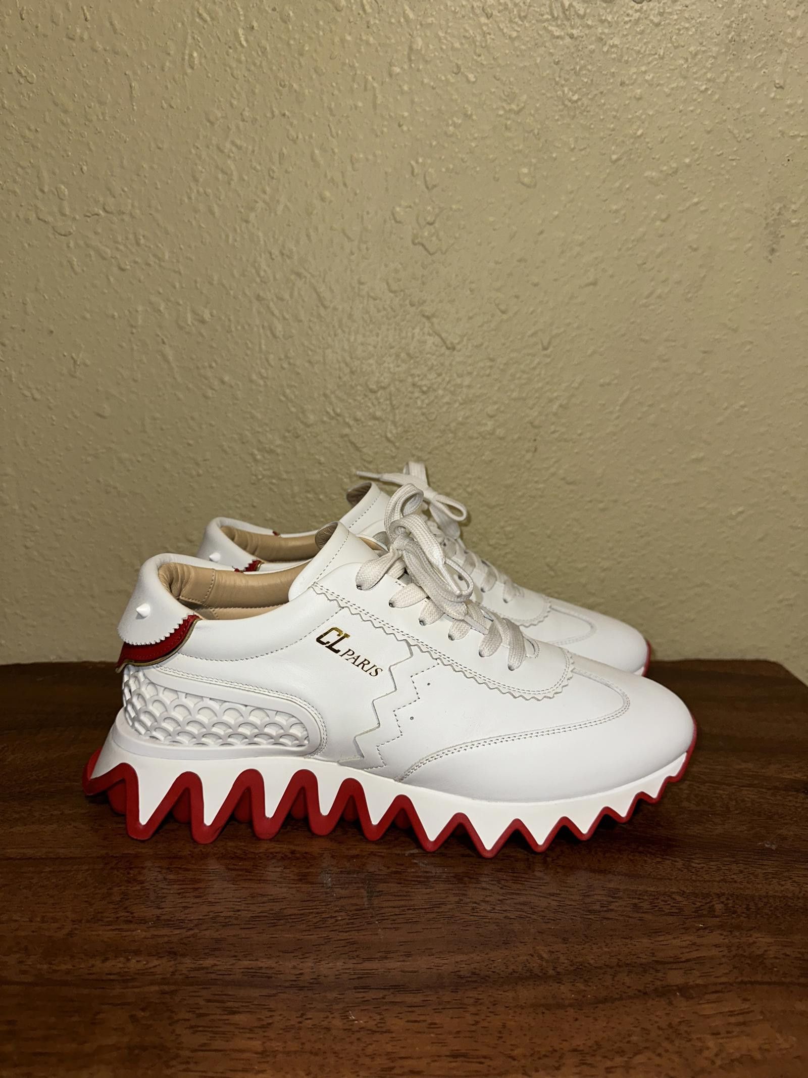 Christian Louboutin Loubishark Donna Red Solar Runner Women's Sneaker