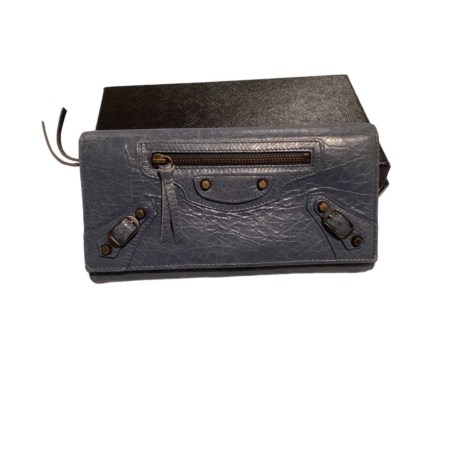 Balenciaga BALENCIAGA Leather Classic Money Bifold Wallet Size ONE SIZE - 1 Thumbnail