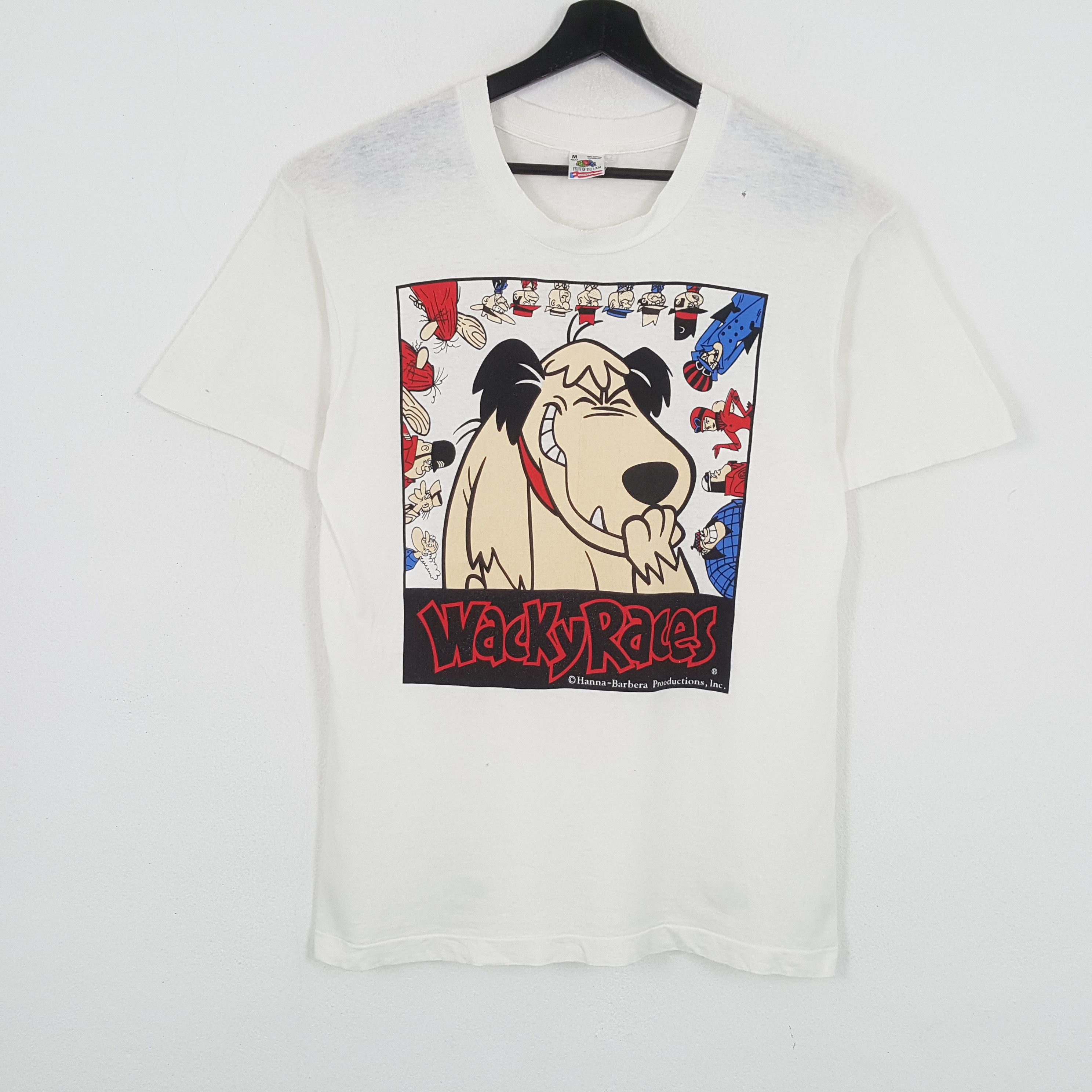 Anime × Cartoon Network × Vintage WACKY RACES American Cartoon Vintage Tshirt Size US M / EU 48-50 / 2 - 1 Thumbnail