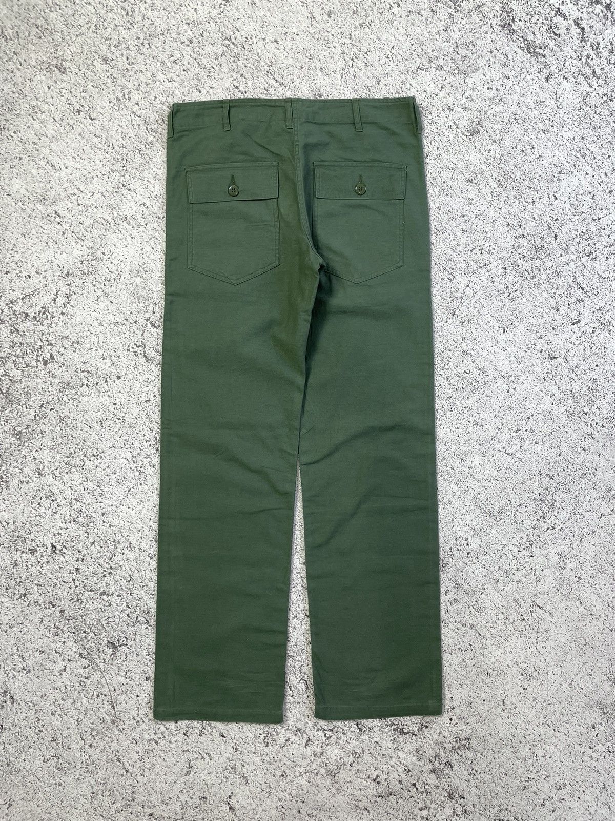 Vintage Vintage Military OG-107 Fatigue Pants Cotton Sateen YMCL KY Size 30" / US 8 / IT 44 - 2 Thumbnail