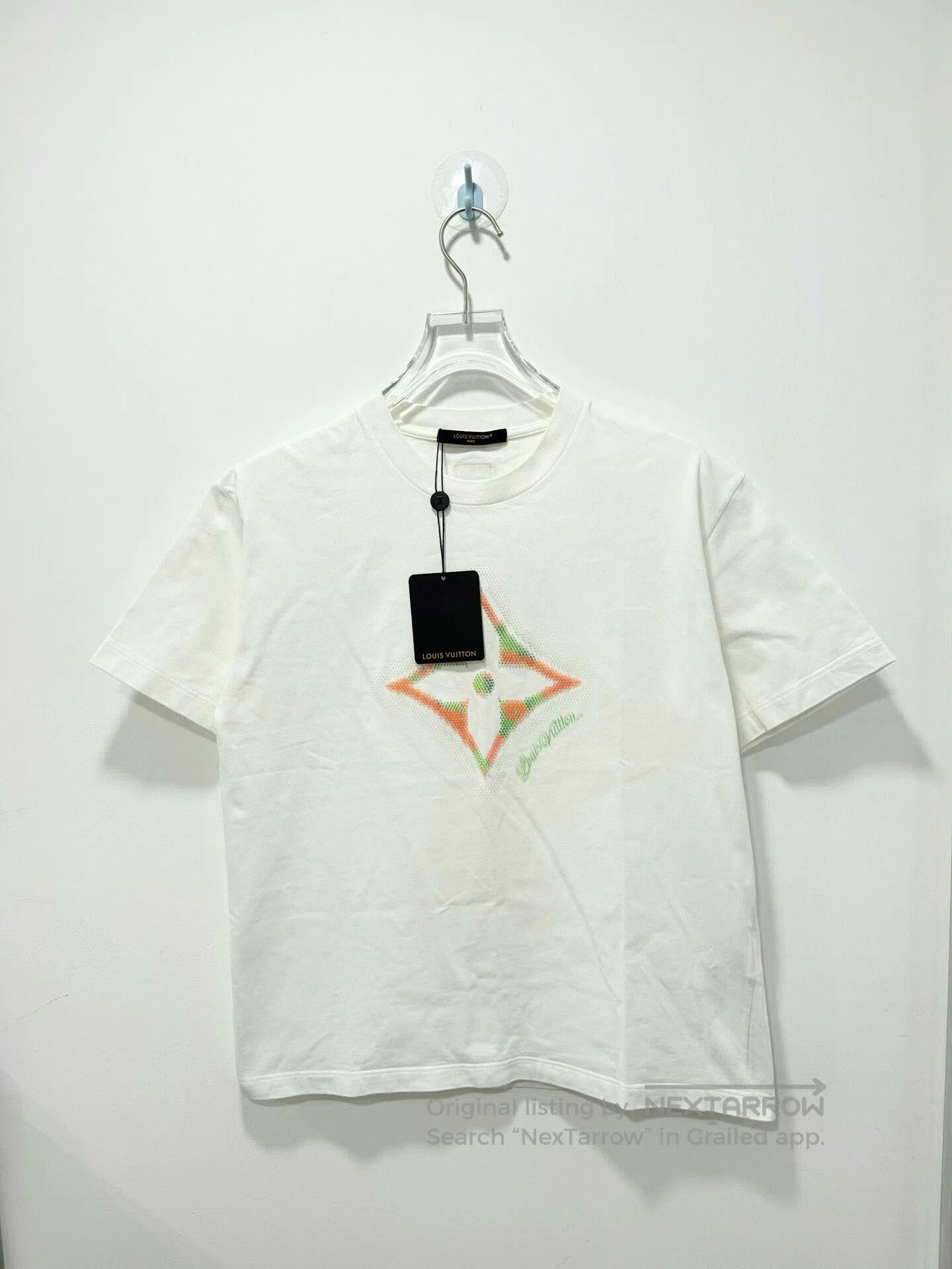Louis Vuitton Louis Vuitton White Beaded Short Sleeve. Size US M / EU 48-50 / 2 - 1 Thumbnail