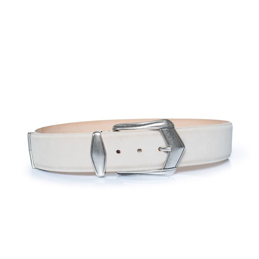 Iro IRO, white suede belt Size ONE SIZE - 1 Thumbnail