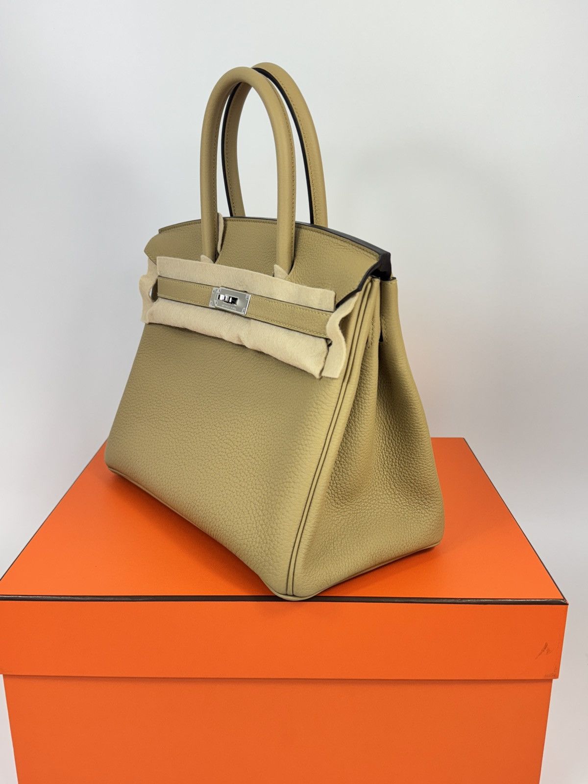 BIRKIN 30 K STAMP POUSSIERE TOGO BAG