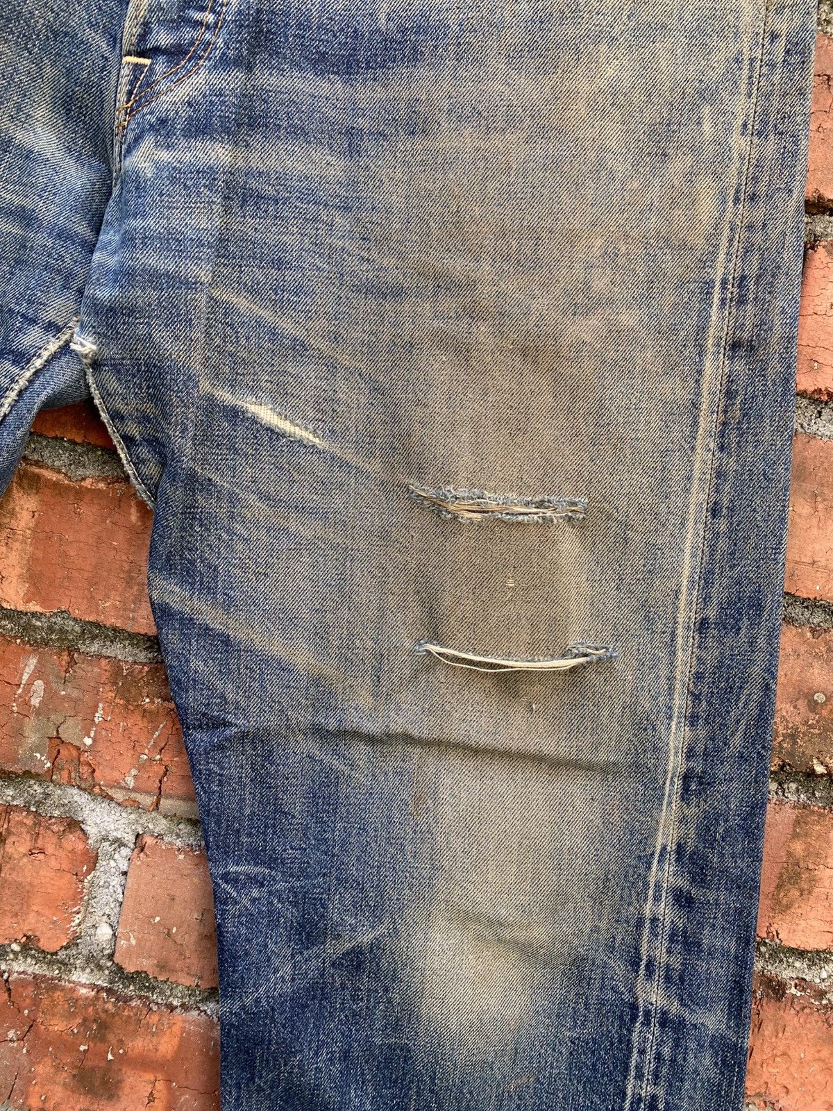 Studio D'Artisan W33x32.5 Studio d'artisan redline distressed made in JAPAN Size US 34 / EU 50 - 8 Thumbnail