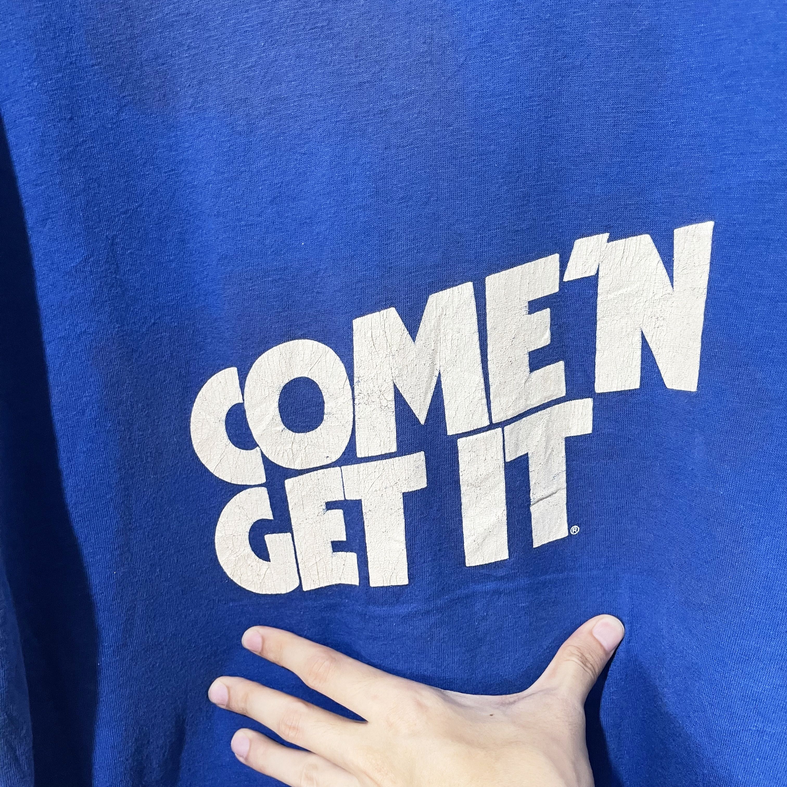Vintage Vintage 90s “Come’n Get It” T-Shirt Size US L / EU 52-54 / 3 - 2 Thumbnail