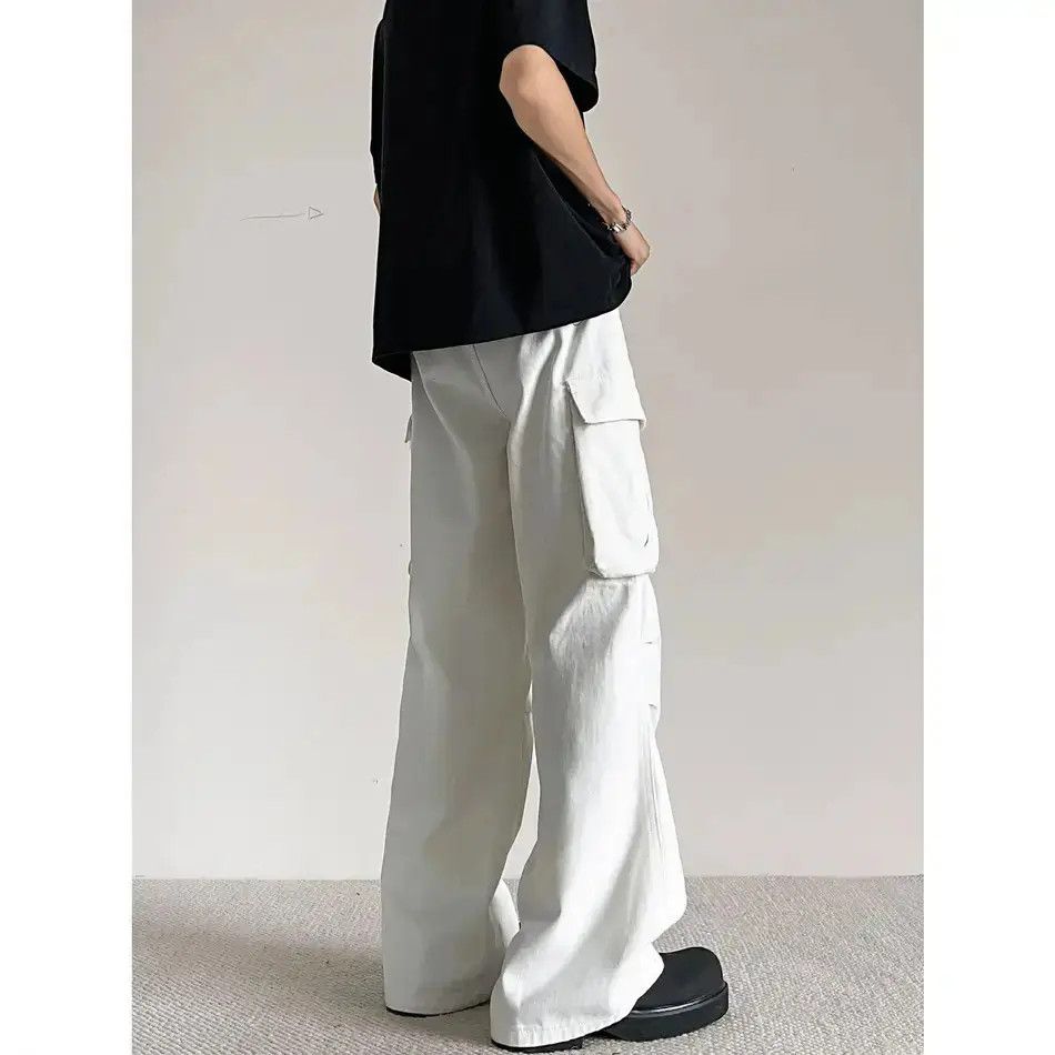 Japanese Brand Retro loose straight leg casual pocket jeans Size US 30 / EU 46 - 5 Thumbnail