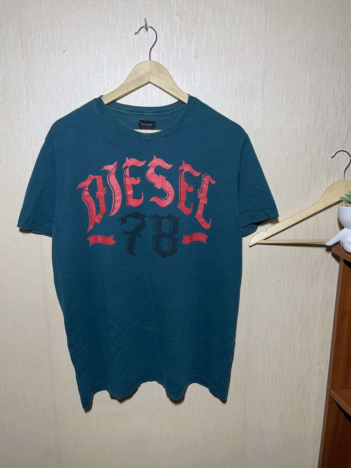 Diesel × Vintage Diesel vintage streetwear T shirt 90s Size US XL / EU 56 / 4 - 1 Thumbnail