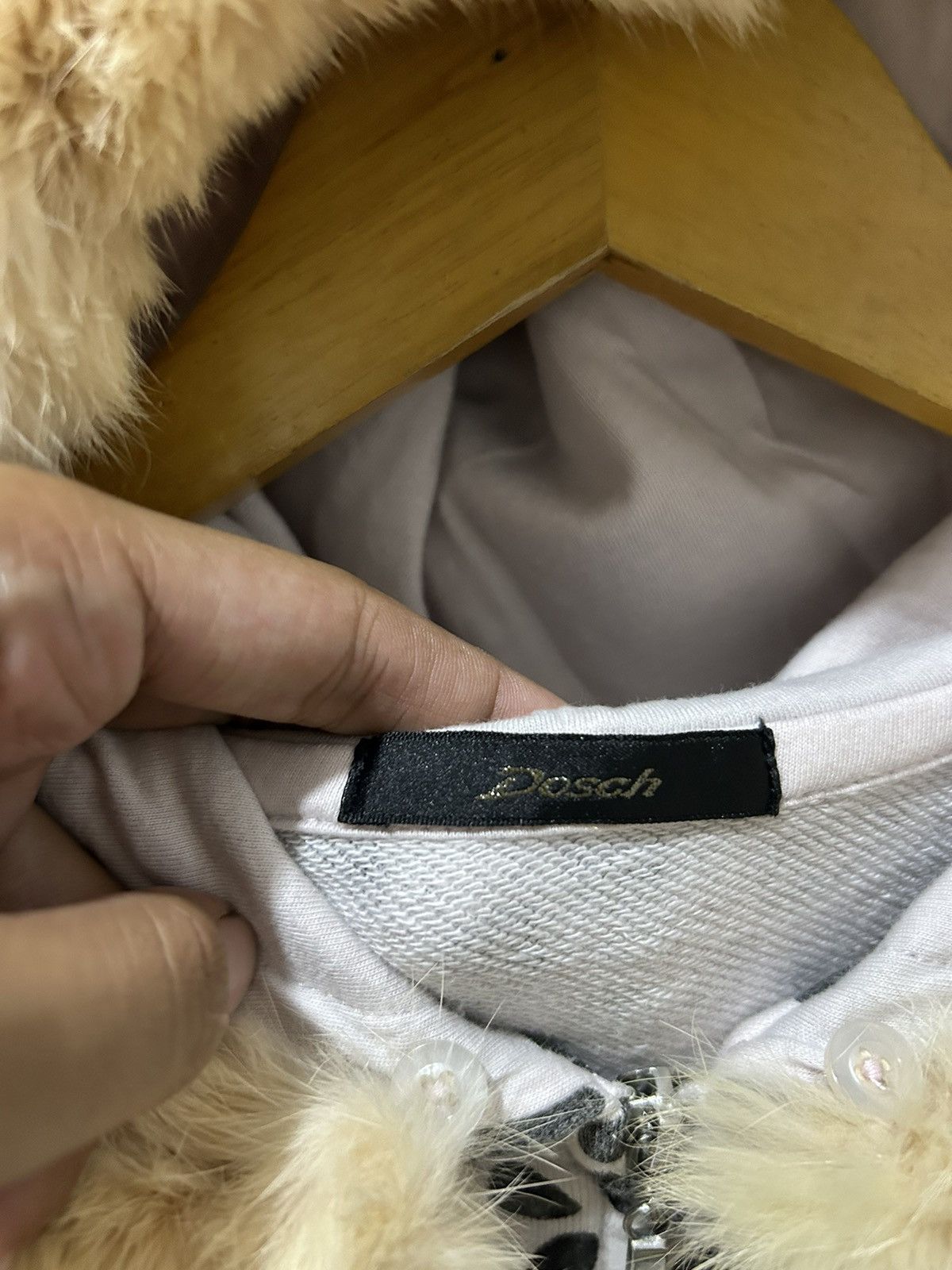 If Six Was Nine Fur Zip Up Hoodie Dosch Polkadot LGB Ifsixwasnine style Size US L / EU 52-54 / 3 - 9 Thumbnail
