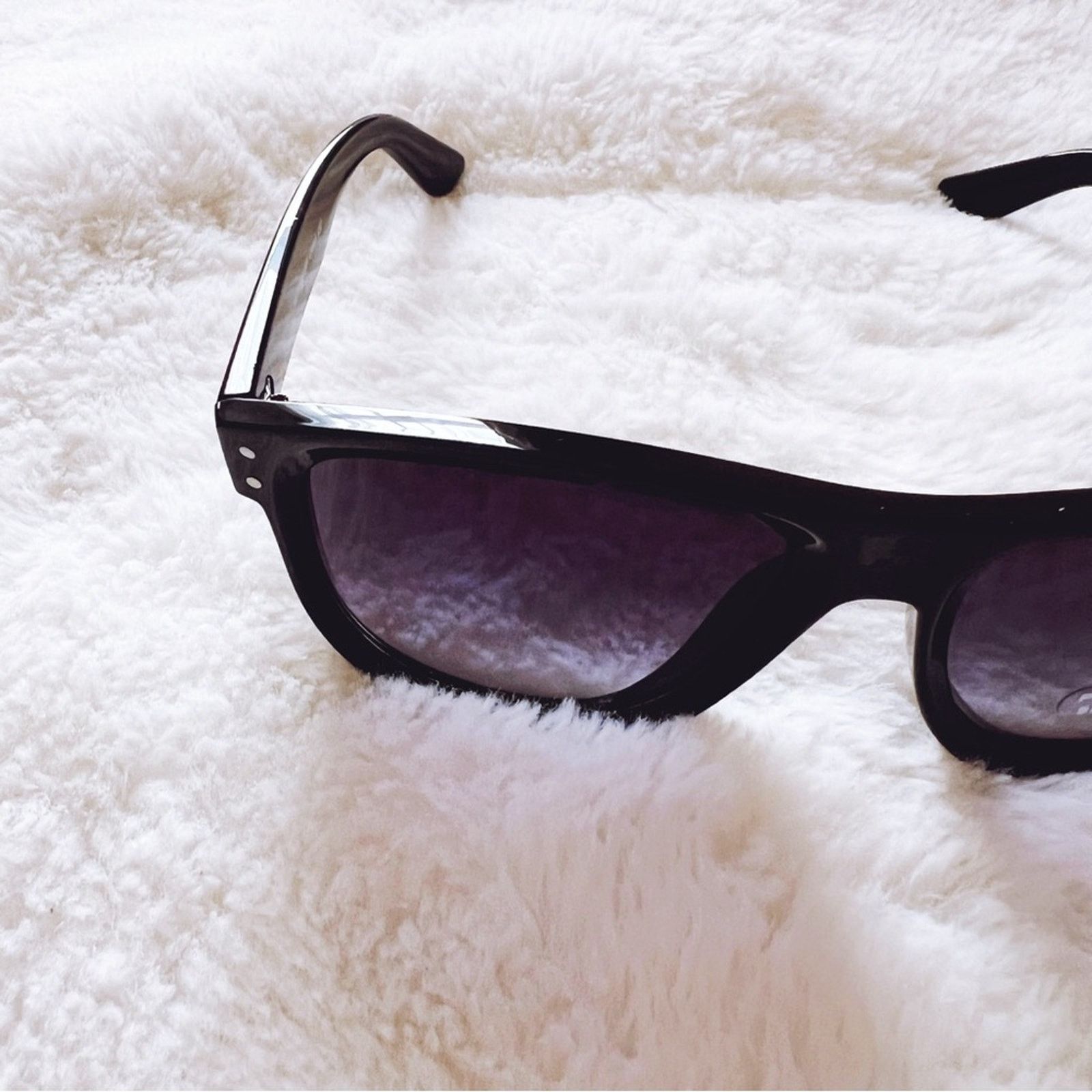 Other Simon Black & Purple Classic Sunglasses Size ONE SIZE - 7 Thumbnail