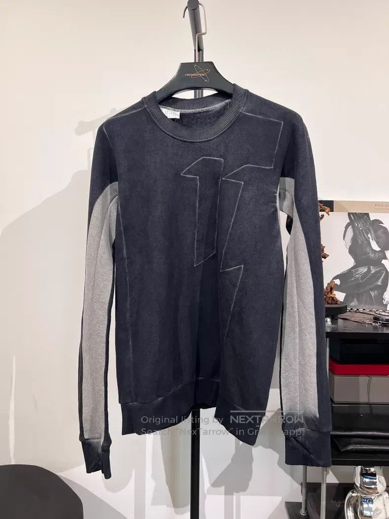 Boris Bidjan Saberi Boris Bidjan Saberi CR1 dyed crewneck sweatshirt| Size US S / EU 44-46 / 1 - 1 Thumbnail