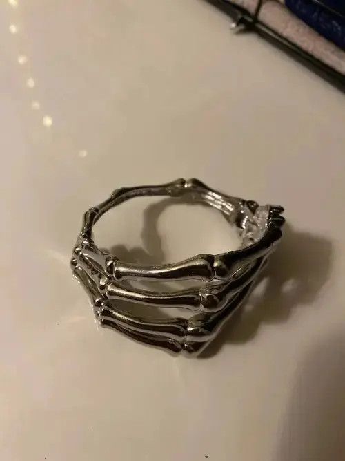 Jewelry Skeleton Hand Cuff Bracelet Size ONE SIZE - 4 Thumbnail