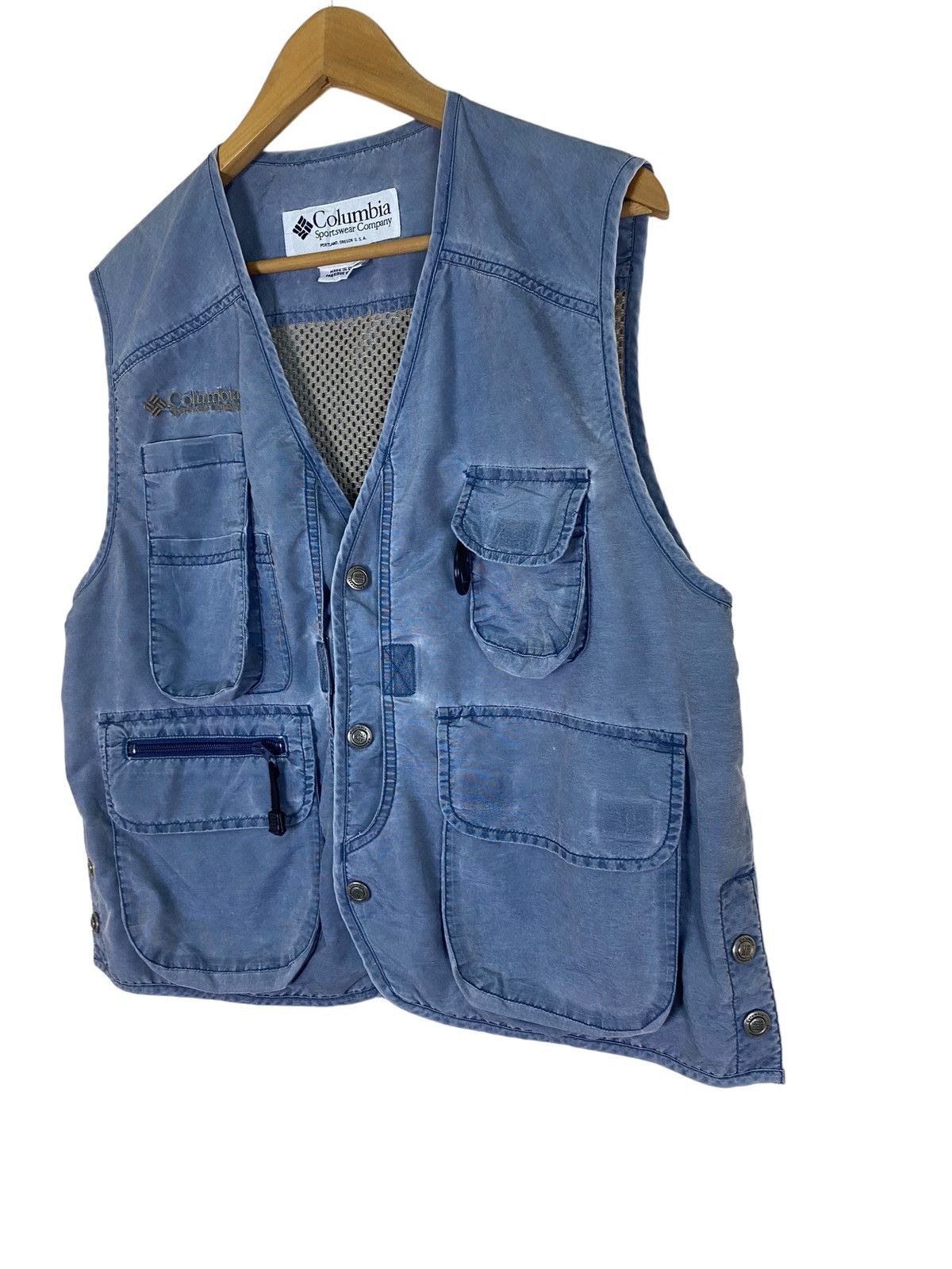 Columbia Vintage Distressed Columbia Tactical Vest Size US M / EU 48-50 / 2 - 5 Thumbnail