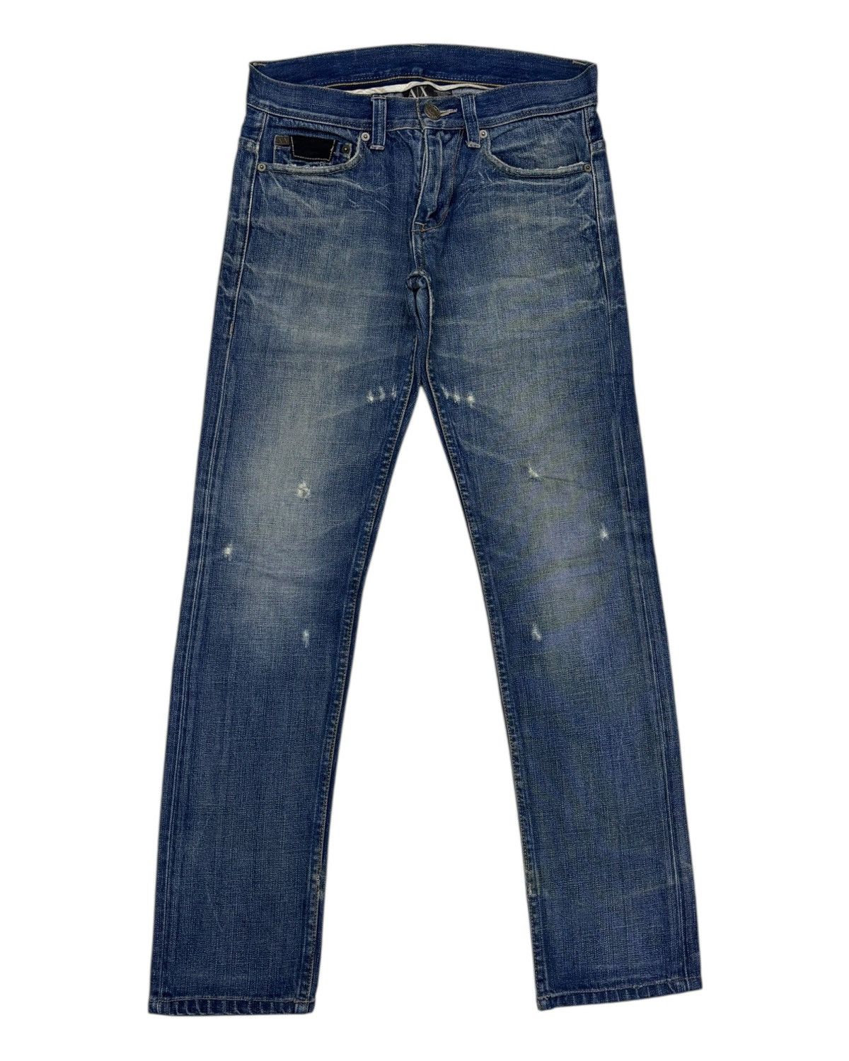 Armani Collezioni Armani Exchange Straight Leg Slim Fit Denim Jeans Size US 30 / EU 46 - 7 Thumbnail