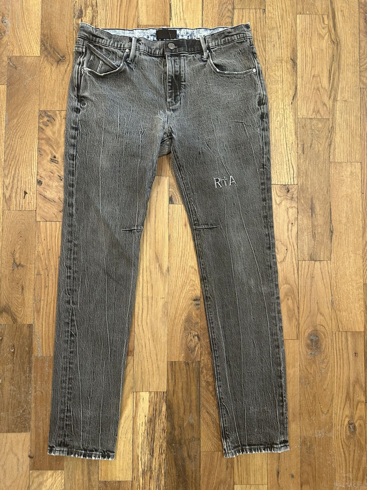 Rta RTA Small Spell Stone Washed Denim Jeans Size 36 Size US 36 / EU 52 - 1 Thumbnail