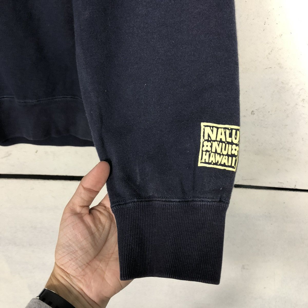 Vintage 🔥VINTAGE SWEATSHIRT HAWAII NALU NUI BIG WAVE RARE DESIGN Size US L / EU 52-54 / 3 - 13 Thumbnail