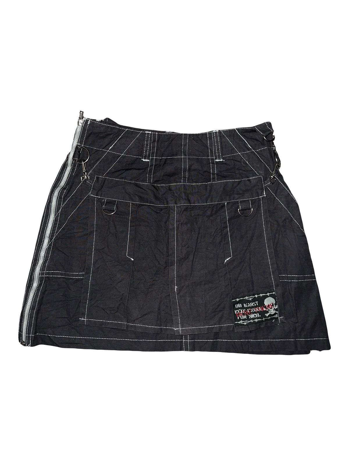 Japanese Brand Seditionaries skull mini skirt ☠️🧛🏻‍♀️ Size 27" / US 4 / IT 40 - 6 Thumbnail