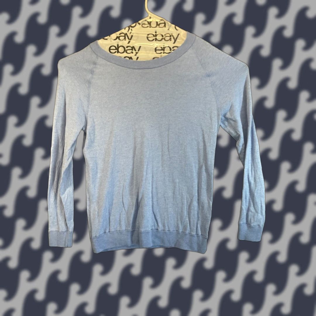 Peter Millar Peter Millar Sweater Mens L Large Pullover Golf Crew Neck Blue Solid Knit Shirt/Sweater Size US L / EU 52-54 / 3 - 1 Thumbnail