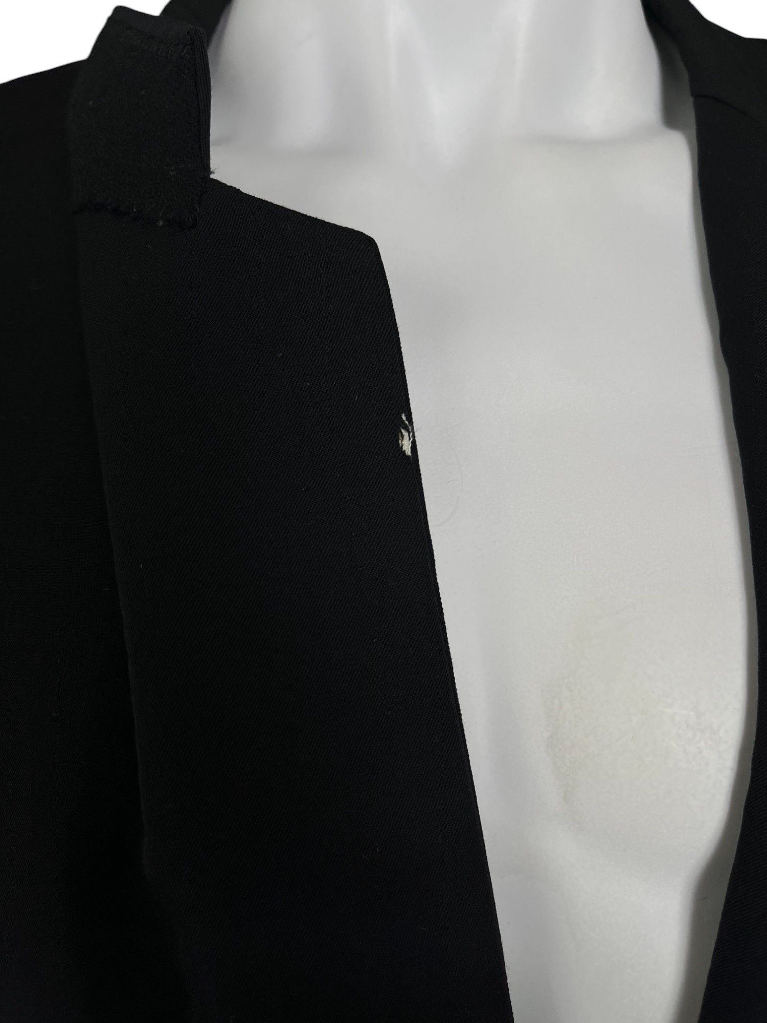 Comme des Garcons Homme AD 1991 Black Wool Deer Blazer Size 48R - 11 Thumbnail