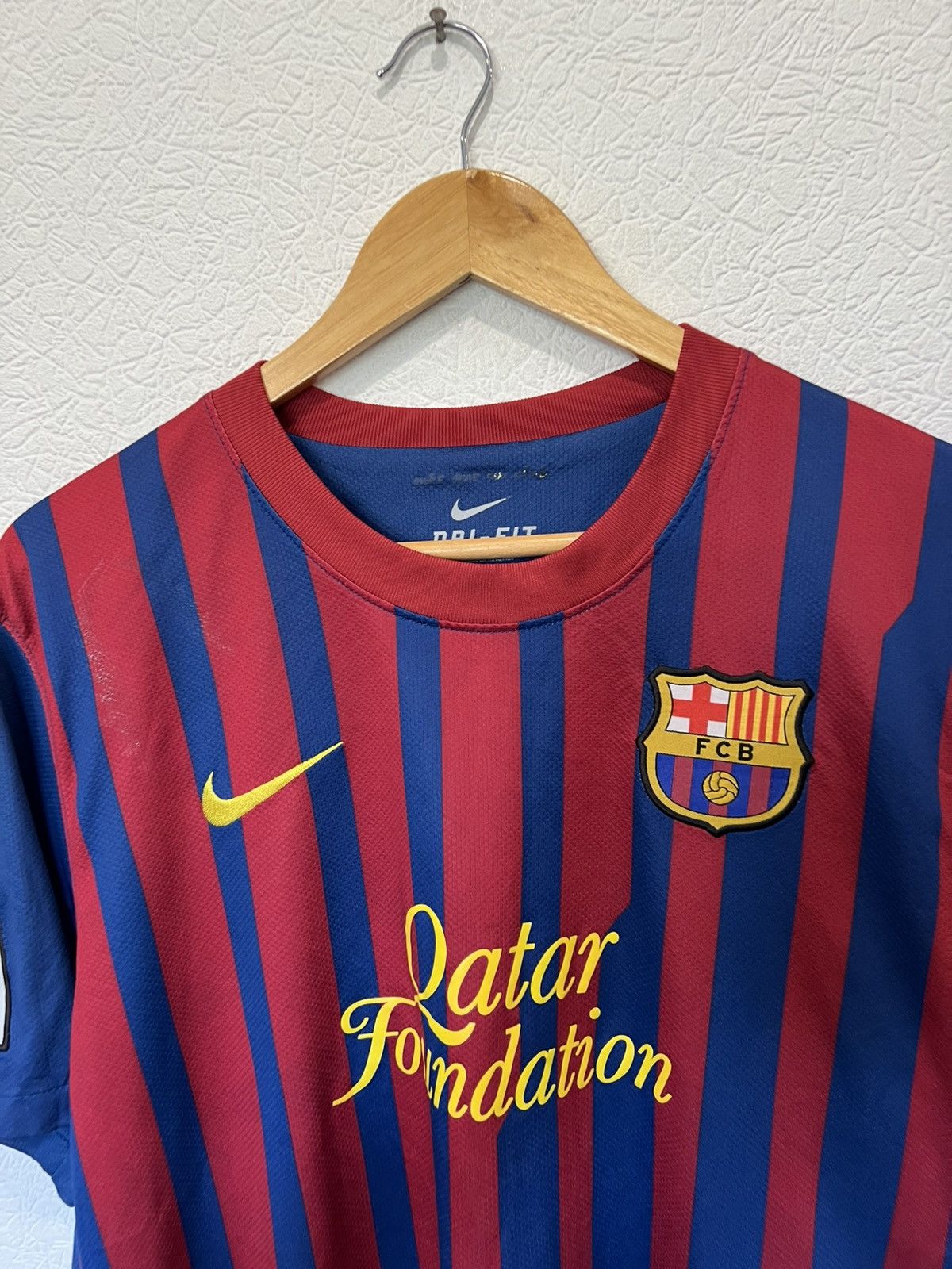 Nike Nike Barcelona 2011/2012 Home Kit Soccer Jersey Football Size US L / EU 52-54 / 3 - 2 Thumbnail