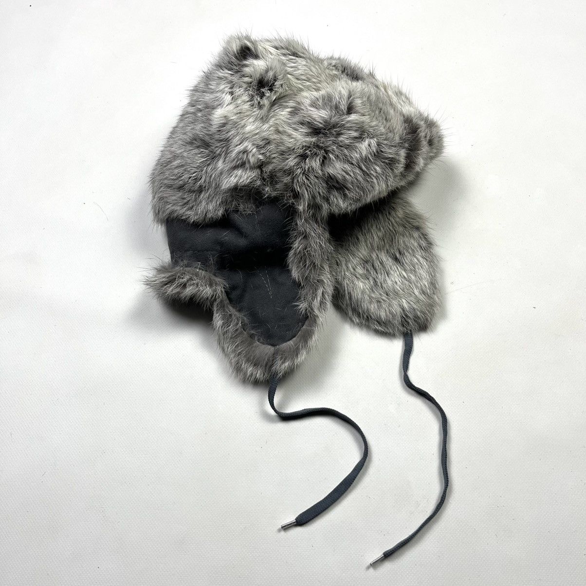 Hysteric Glamour 🐺 Y2K Faux Fur Ushanka Vintage Fuzzy Warm Trapper Hat Size ONE SIZE - 2 Thumbnail