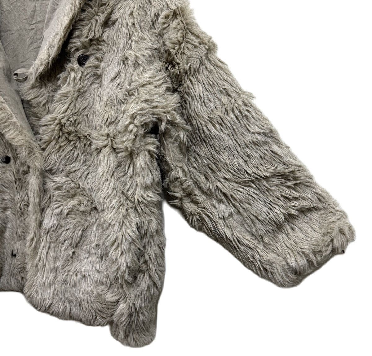 Issey Miyake Vintage Huitieme 8e Reversible Faux Fur Hairy Jacket Size US XL / EU 56 / 4 - 5 Thumbnail