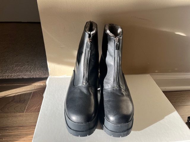 Robert Clergerie Clergerie Wyllo Leather Platform Boot Size US 8 / IT 38 - 1 Thumbnail