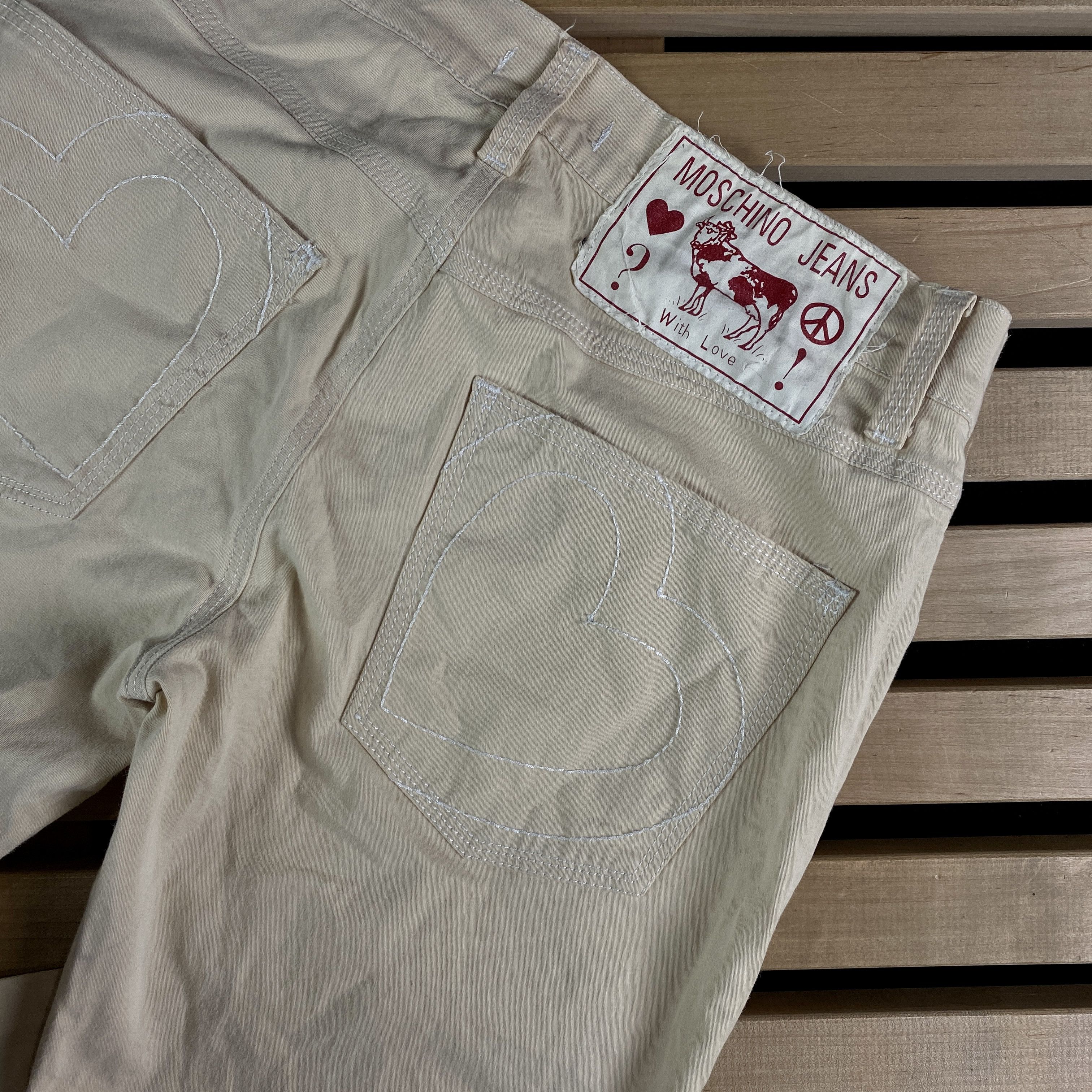 Moschino Women’s Classic Pants Moschino Size 28 Beige Size 28" / US 6 / IT 42 - 5 Thumbnail