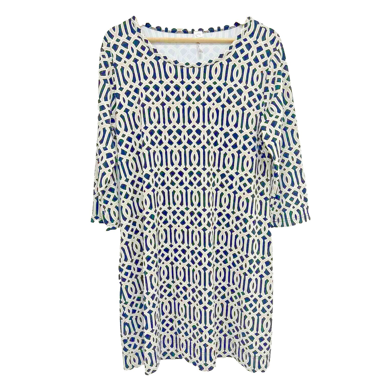 Lulu Beach Women Celti Navy 3/4 Sleeve Length L A001931