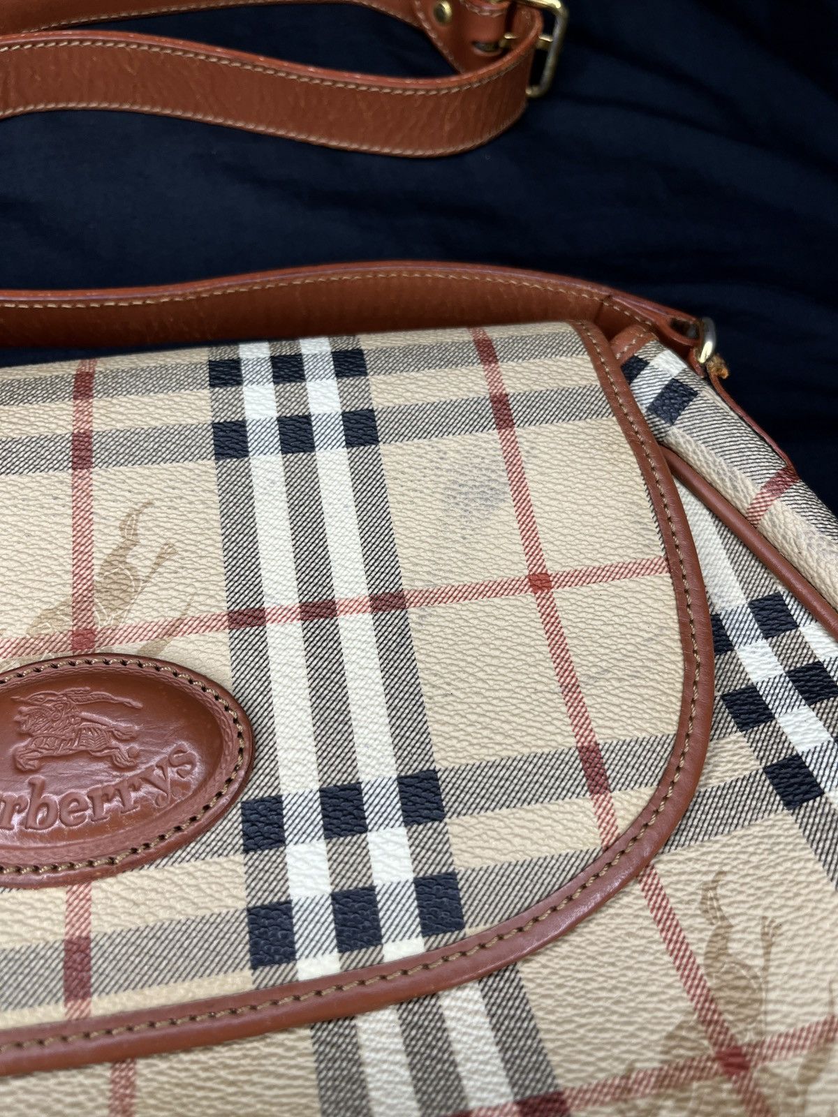 Burberry Vintage Burberry Nova Check Size ONE SIZE - 3 Thumbnail