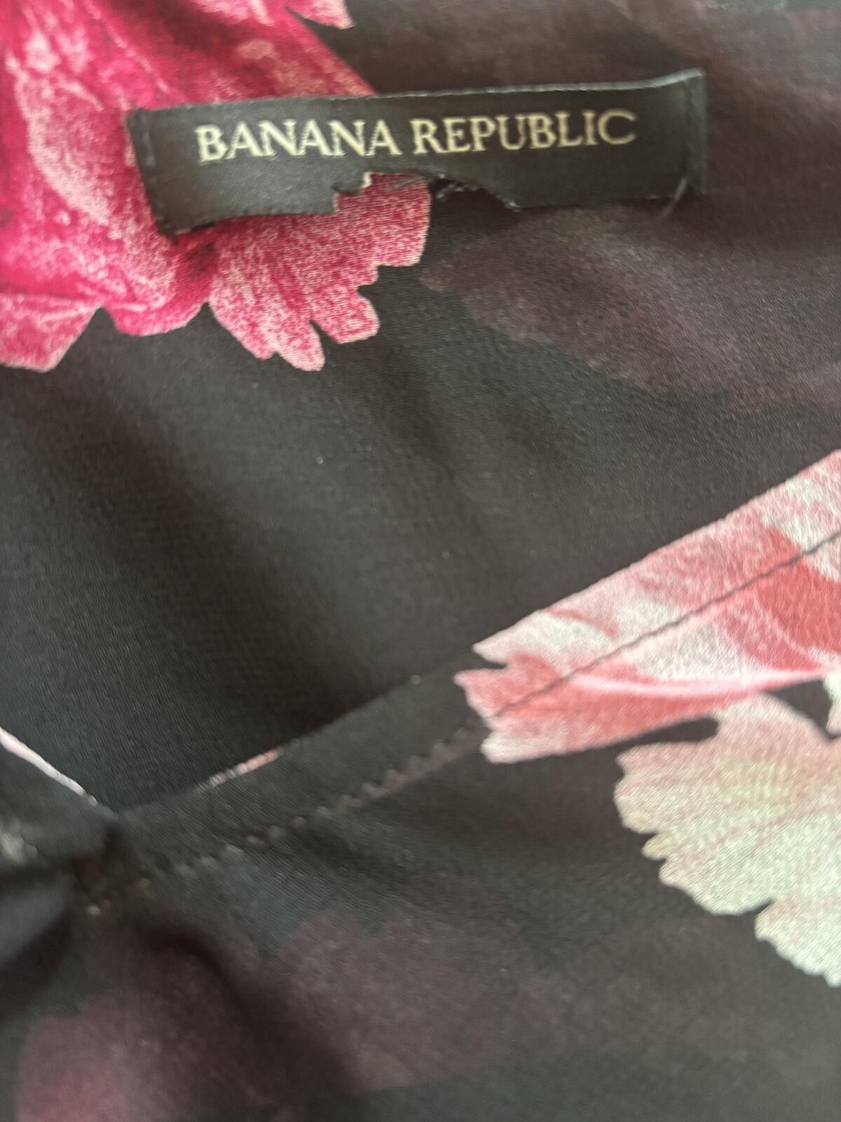 Banana Republic Banana Republic Luxe Floral Mini Dress Sheer Boho Chic S/M Size S / US 4 / IT 40 - 8 Thumbnail