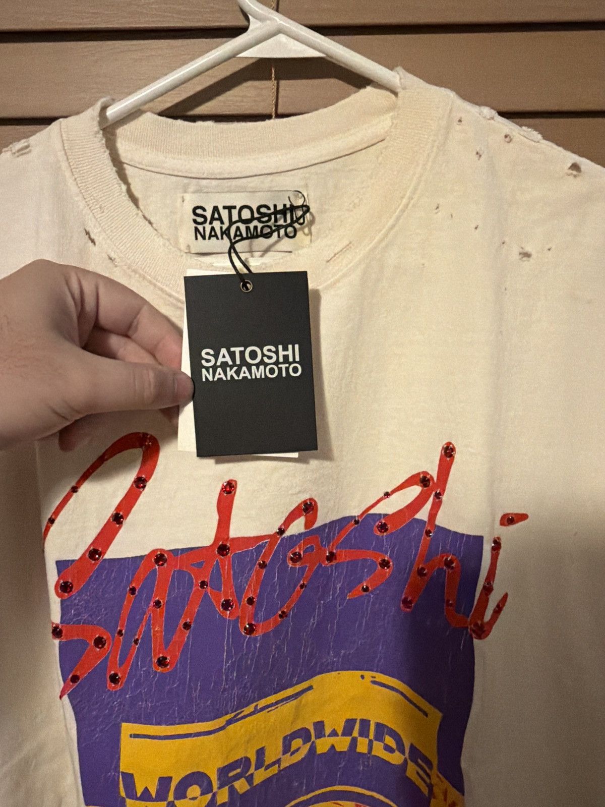 Satoshi Nakamoto Satoshi Nakamoto Worldwide TShirt XL Size US XL / EU 56 / 4 - 8 Thumbnail