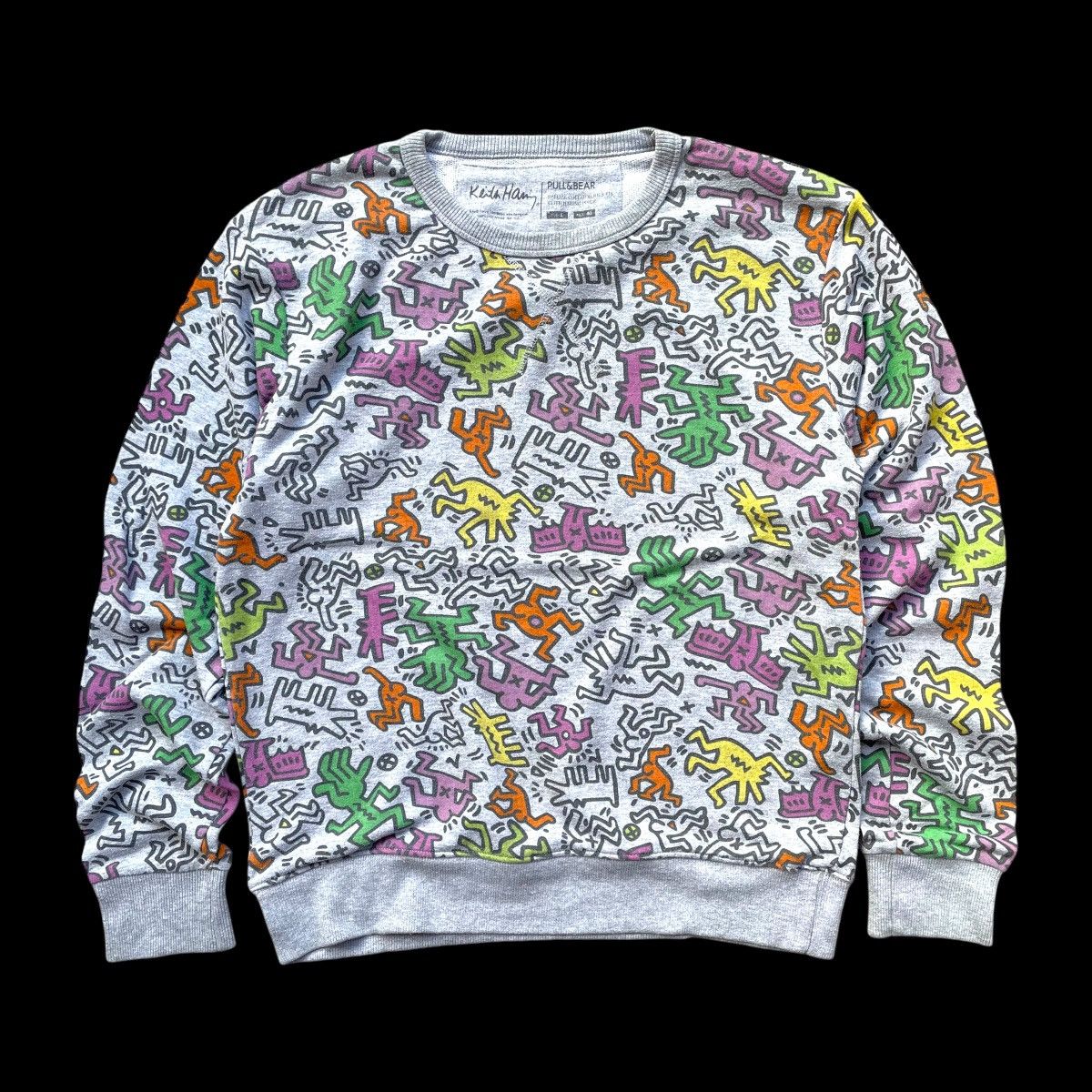 Keith Haring Keith Haring Full Printed Sweatshirt Size US L / EU 52-54 / 3 - 1 Thumbnail