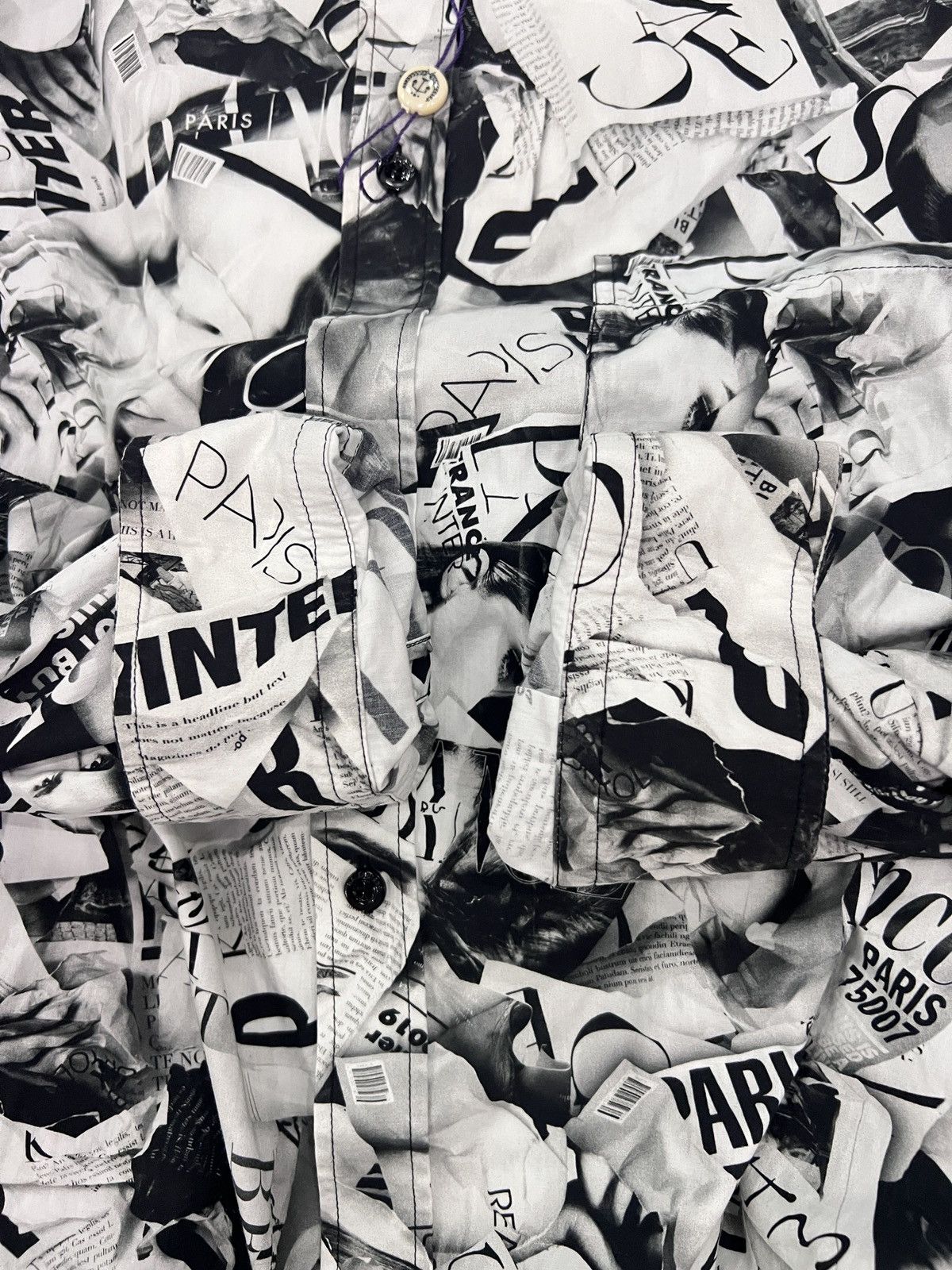 Balenciaga Balenciaga SS19 Magazine Poster Shirt Size US XS / EU 42 / 0 - 12 Thumbnail