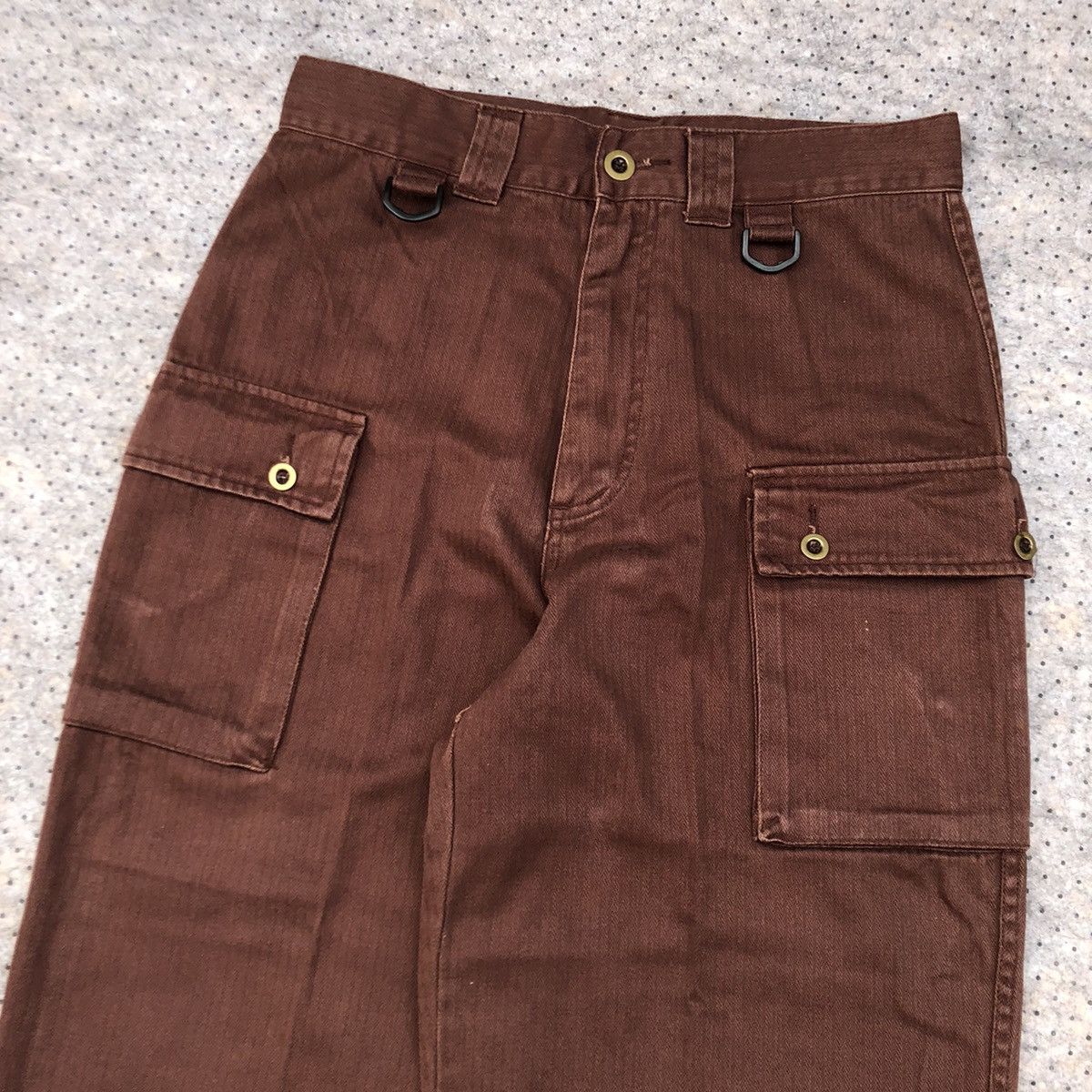 Japanese Brand Vintage Herringbone Monkey Pants Size US 30 / EU 46 - 3 Thumbnail