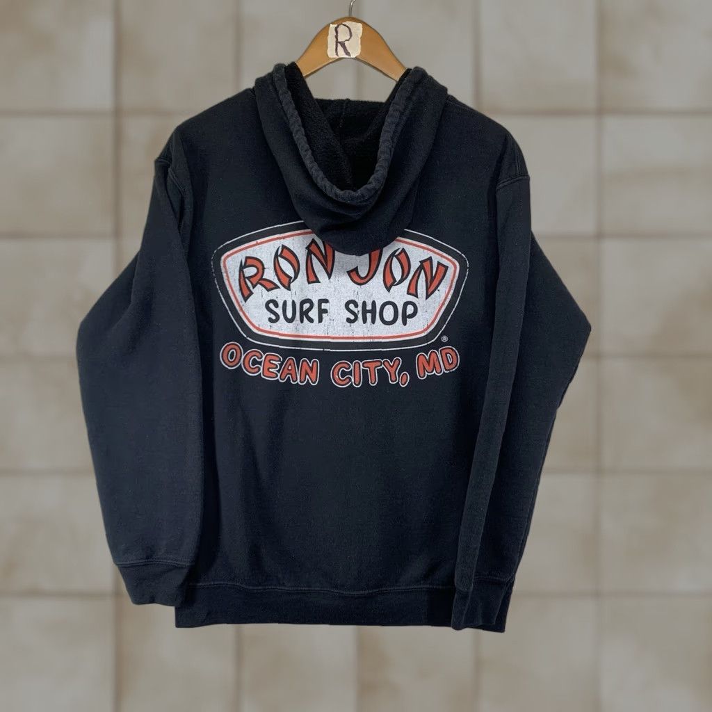Ron Jon Surf Shop VINTAGE Ron Jon Surf Shop Hoodie Adult Small Black Full Zip Ocean City Maryland Size US S / EU 44-46 / 1 - 1 Thumbnail