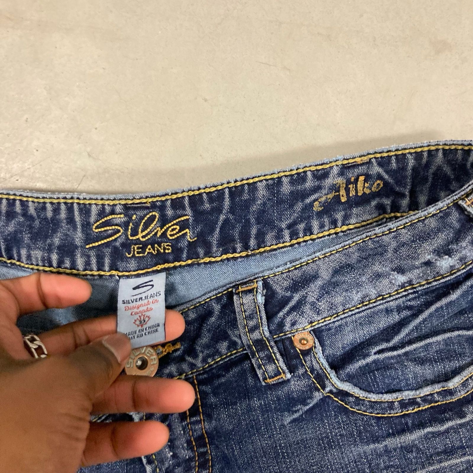 Silver Jeans Co. × Vintage y2k silver brand bootcut Jeans 34x27 Size US 34 / EU 50 - 5 Thumbnail
