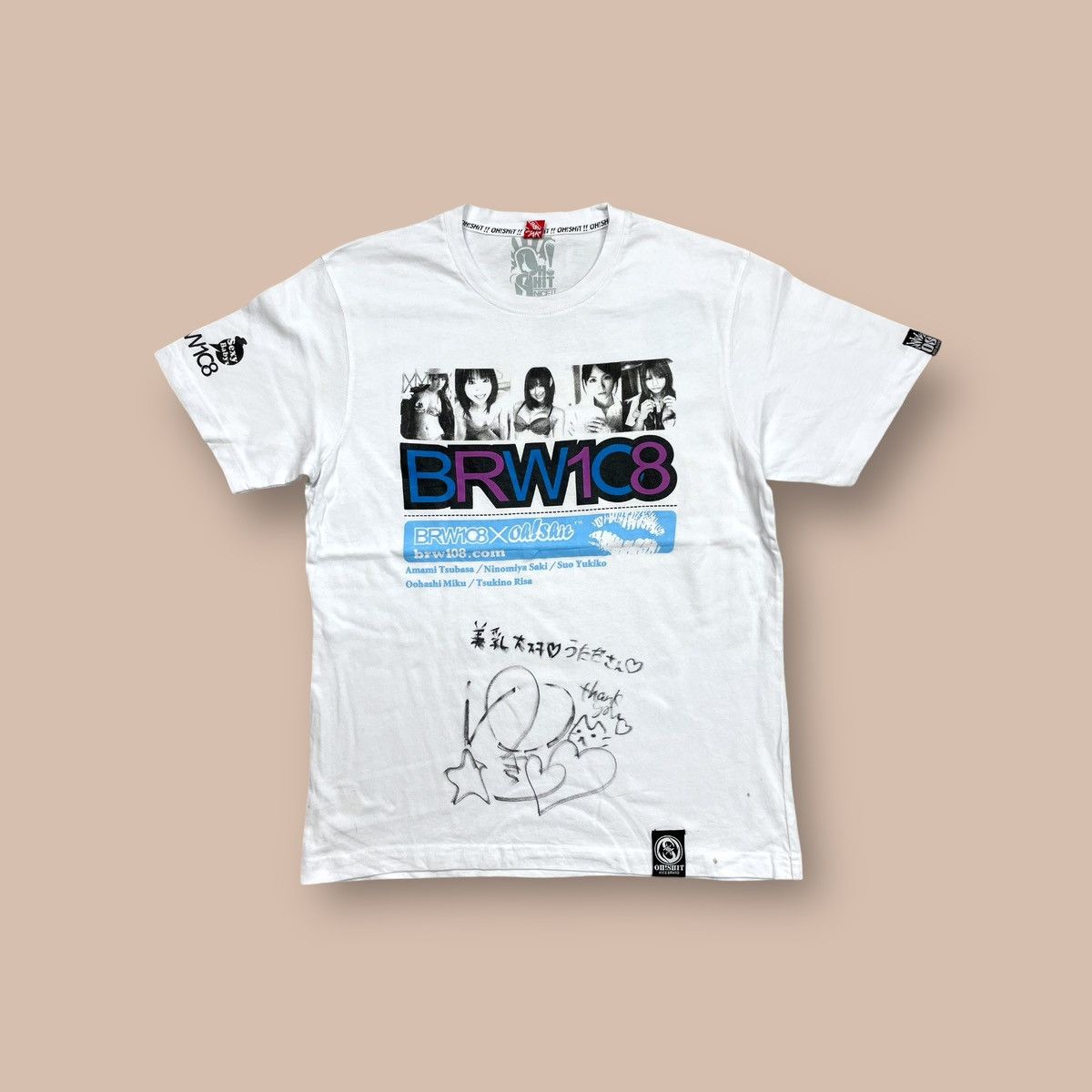 Hot Model Sex Oh!Shit X BRW108 Tee Size US M / EU 48-50 / 2 - 1 Thumbnail