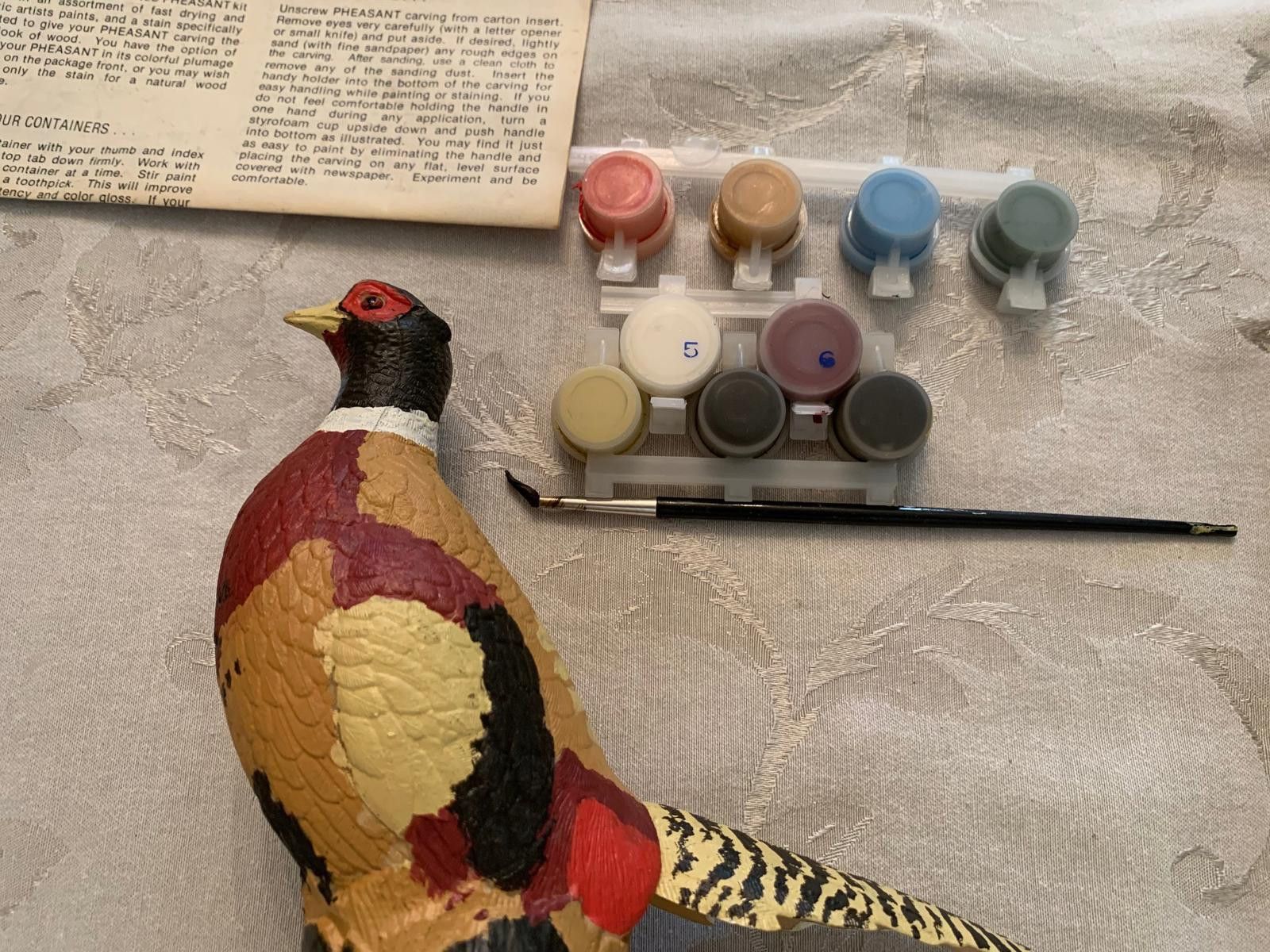 Other Woodlike Collector Carvings, Ring Necked Pheasant Size ONE SIZE - 3 Thumbnail