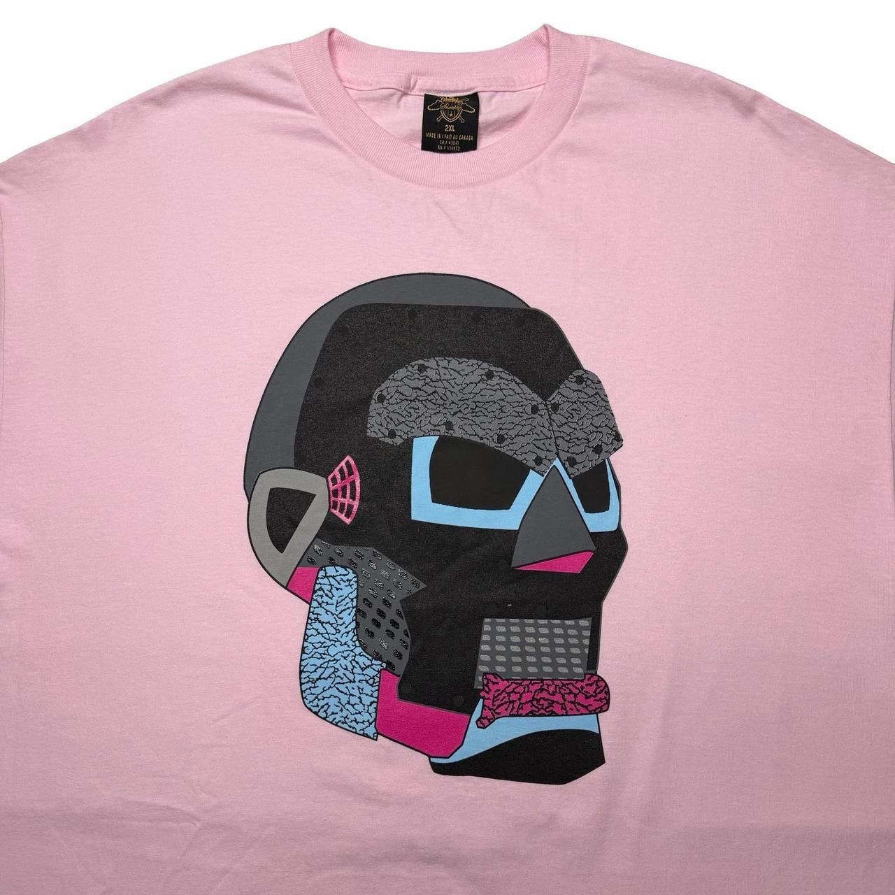 Other 2000s Y2K Sneaktip x MF Doom mask rap pink Jordan shirt Size US XXL / EU 58 / 5 - 1 Thumbnail